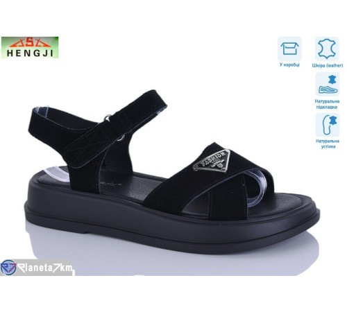Босоніжки жіночі на літо (8 пар р.36-41) чорний  "HENGJI-ELENA"