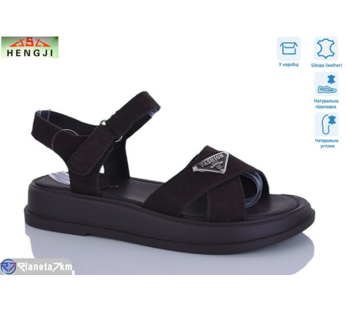 Босоніжки жіночі на літо (8 пар р.36-41) коричневий  "HENGJI-ELENA"