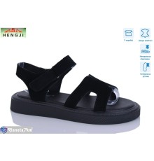 Босоніжки жіночі на літо (8 пар р.36-41) чорний  "HENGJI-ELENA"