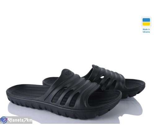 Шлепки чоловічі на літо (6 пар р.41-46) чорний  "Favora"