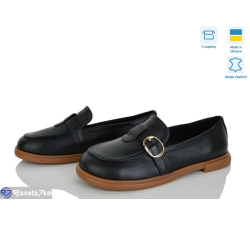 Туфлі жіночі на весну/осінь (8 пар р.36-41) чорний  "ERIKA"