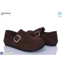 Туфлі жіночі на весну/осінь (8 пар р.36-41) коричневий  "Bessky-Kellaifeng"