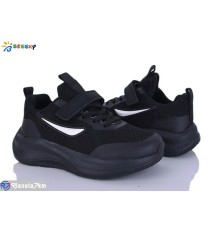 Дитячі кросівки на весну/осінь (8 пар р.31-36) чорний  "Bessky-Kellaifeng"