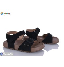 Дитячі босоніжки на літо (8 пар р.31-36) чорний  "Bessky-Kellaifeng"