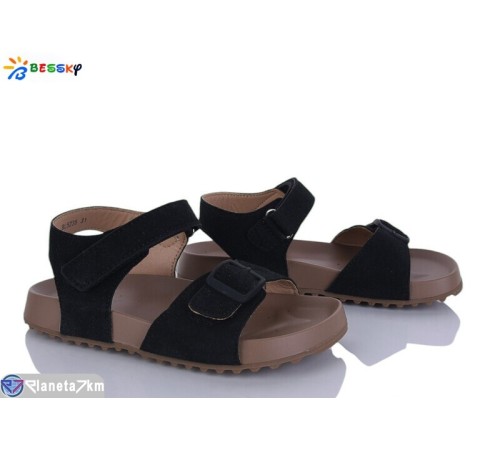 Дитячі босоніжки на літо (8 пар р.31-36) чорний  "Bessky-Kellaifeng"