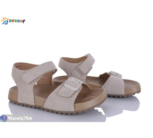 Дитячі босоніжки на літо (8 пар р.31-36) бежевий  "Bessky-Kellaifeng"
