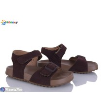 Дитячі босоніжки на літо (8 пар р.31-36) коричневий  "Bessky-Kellaifeng"