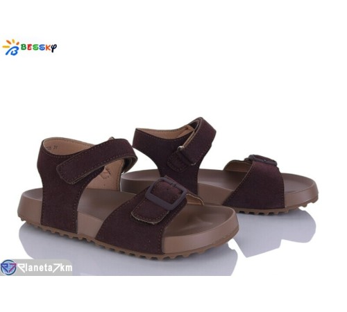 Дитячі босоніжки на літо (8 пар р.31-36) коричневий  "Bessky-Kellaifeng"