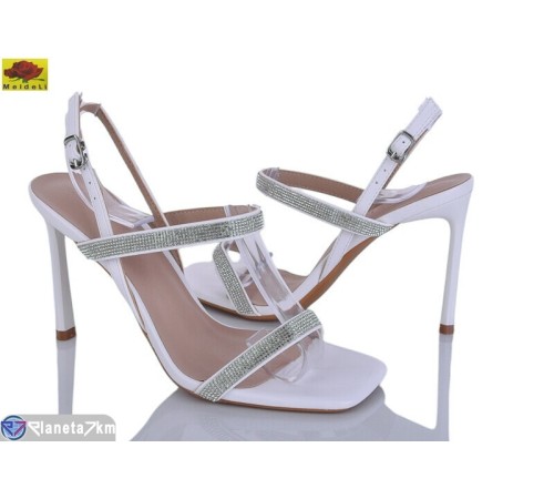 Босоніжки жіночі на літо (6 пар р.35-40) білий  "Mei De Li"