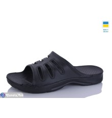 Шлепки чоловічі на літо (8 пар р.40-45) чорний  "LINKA"