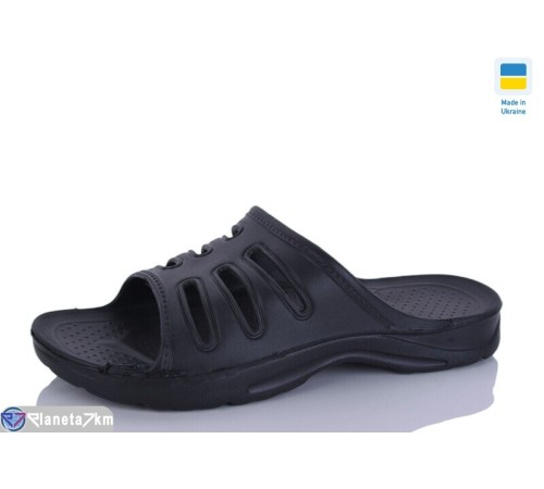 Шлепки чоловічі на літо (8 пар р.40-45) чорний  "LINKA"