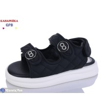 Дитячі босоніжки на літо (8 пар р.28-33) чорний  "GFB-Канарейка"