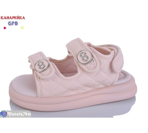 Дитячі босоніжки на літо (8 пар р.28-33) рожевий  "GFB-Канарейка"