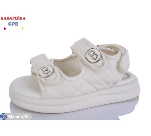 Дитячі босоніжки на літо (8 пар р.28-33) бежевий  "GFB-Канарейка"