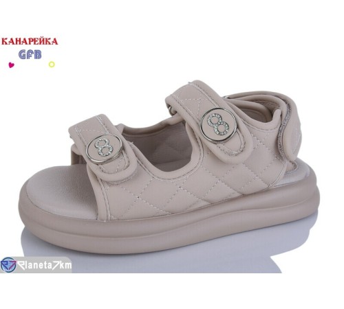 Дитячі босоніжки на літо (8 пар р.28-33) коричневий  "GFB-Канарейка"