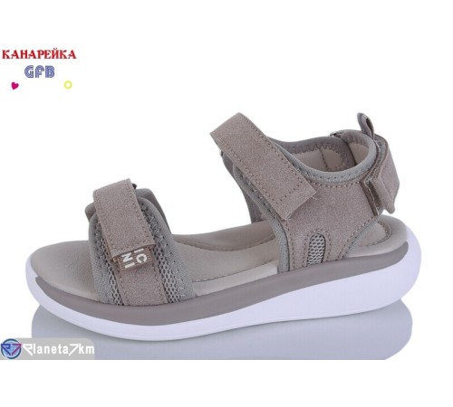 Дитячі босоніжки на літо (8 пар р.32-37) бежевий  "GFB-Канарейка"