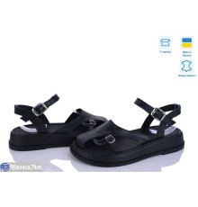 Босоніжки жіночі на літо (6 пар р.36-40) чорний  "Linda"