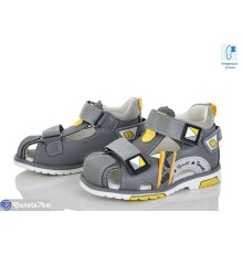 Сандалі дитячі на літо (8 пар р.21-26) сірий  "Laifakids"