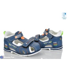 Сандалі дитячі на літо (8 пар р.21-26) синій  "Laifakids"