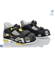 Сандалі дитячі на літо (8 пар р.21-26) чорний  "Laifakids"