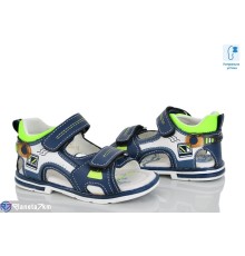 Сандалі дитячі на літо (8 пар р.21-26) синій  "Laifakids"