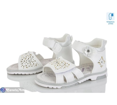 Дитячі босоніжки на літо (8 пар р.21-26) білий  "Laifakids"