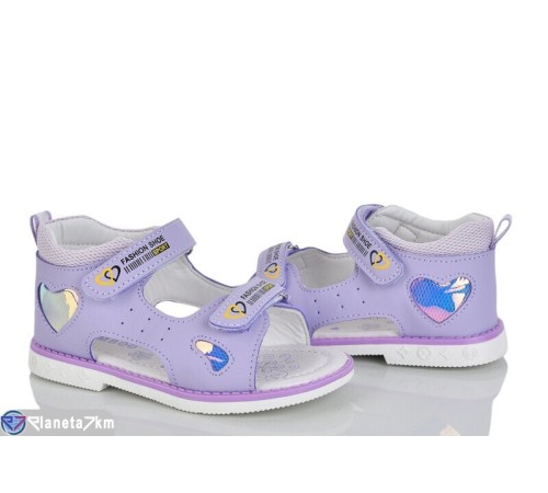 Дитячі босоніжки на літо (8 пар р.26-31) фіолетовий  "Laifakids"