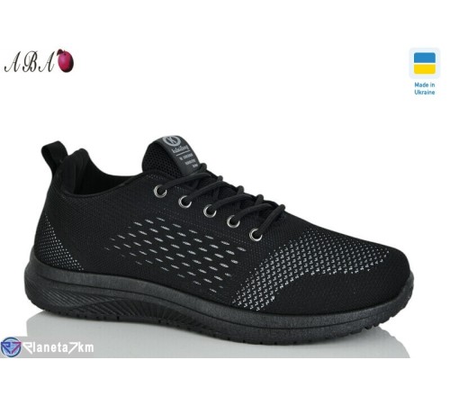Кросівки чоловічі на весну/осінь (8 пар р.40-45) чорний  "Aba"