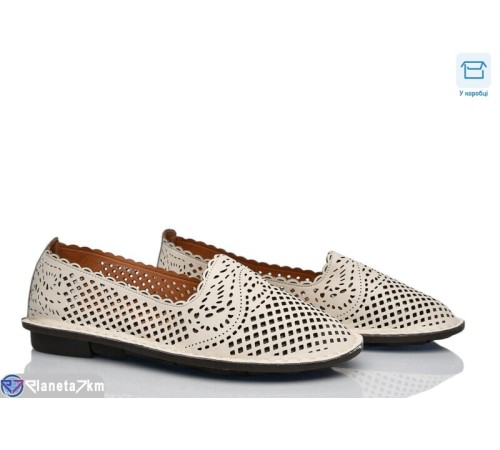 Туфлі жіночі на літо (6 пар р.41-43) бежевий  "DiRama"