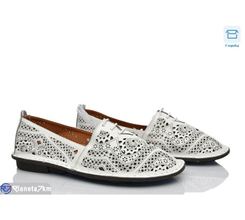 Туфлі жіночі на літо (6 пар р.41-43) білий  "DiRama"