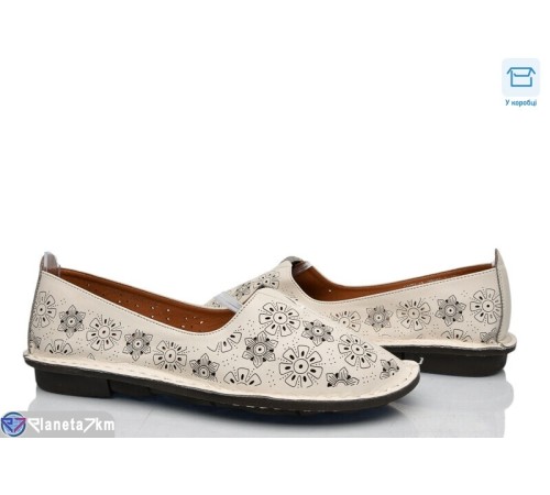 Туфлі жіночі на літо (6 пар р.41-43) бежевий  "DiRama"