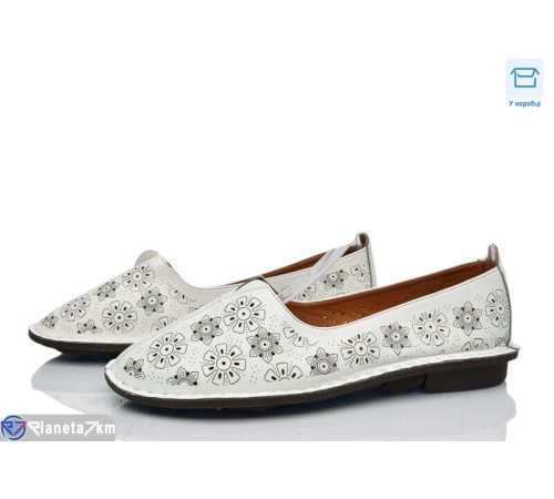 Туфлі жіночі на літо (6 пар р.41-43) білий  "DiRama"