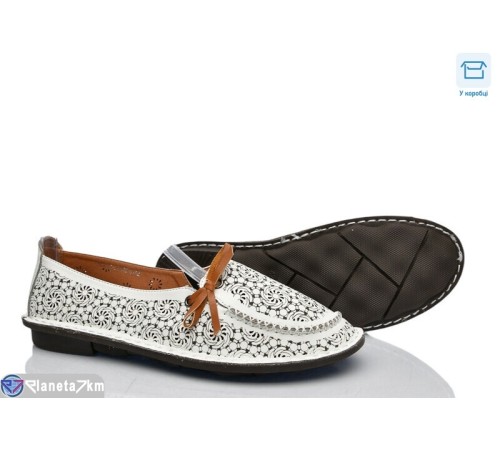 Туфлі жіночі на літо (6 пар р.41-43) білий  "DiRama"