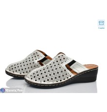 Шлепки жіночі на літо (8 пар р.36-41) білий  "DiRama"