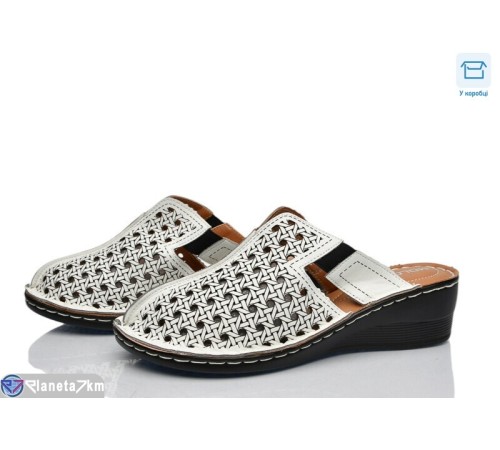 Шлепки жіночі на літо (8 пар р.36-41) білий  "DiRama"