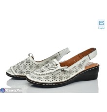 Босоніжки жіночі на літо (8 пар р.36-41) білий  "DiRama"