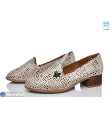 Туфлі жіночі на літо (8 пар р.36-41) бежевий  "DiRama"