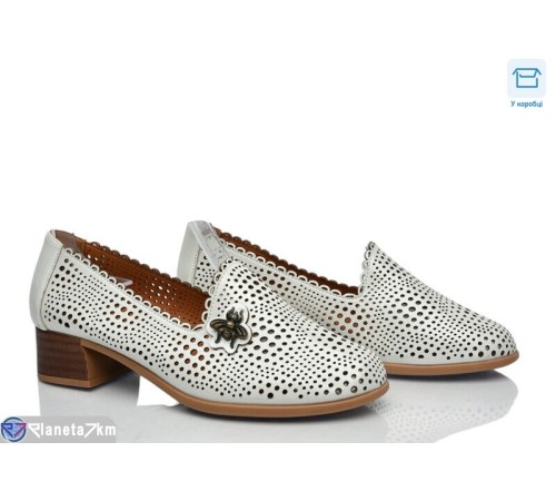 Туфлі жіночі на літо (8 пар р.36-41) білий  "DiRama"