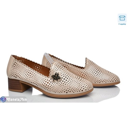 Туфлі жіночі на літо (8 пар р.36-41) бежевий  "DiRama"