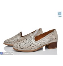 Туфлі жіночі на літо (8 пар р.36-41) бежевий  "DiRama"