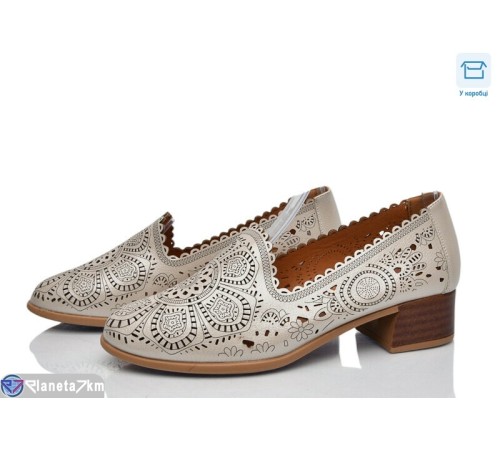 Туфлі жіночі на літо (8 пар р.36-41) бежевий  "DiRama"