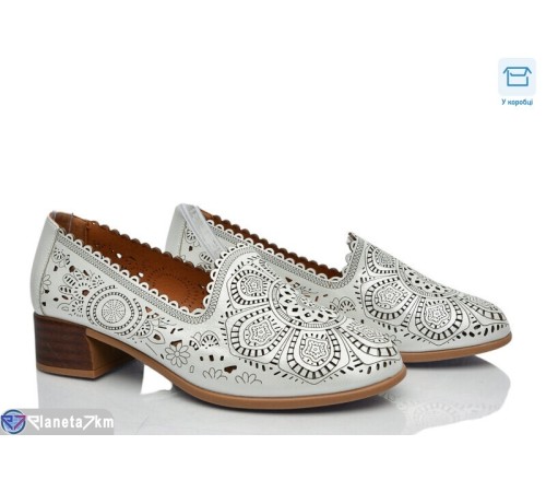 Туфлі жіночі на літо (8 пар р.36-41) білий  "DiRama"