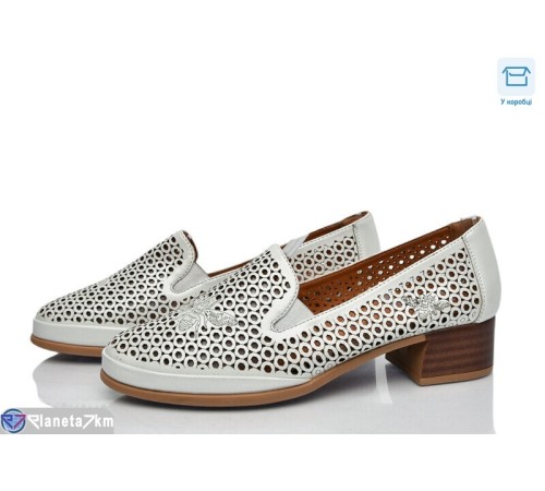 Туфлі жіночі на літо (8 пар р.36-41) білий  "DiRama"