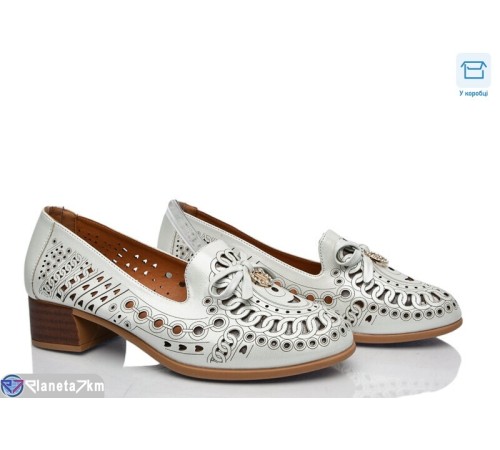 Туфлі жіночі на літо (8 пар р.36-41) білий  "DiRama"