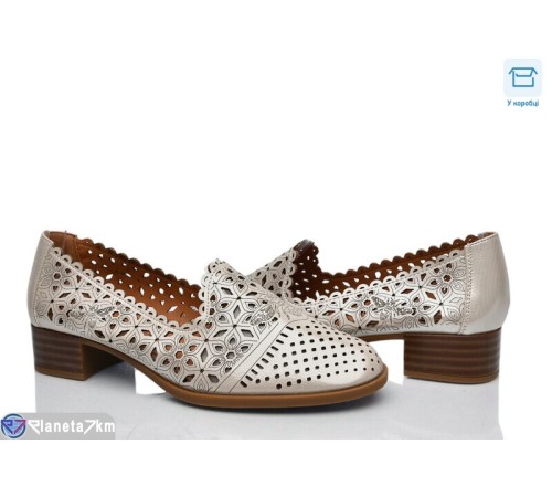 Туфлі жіночі на літо (8 пар р.36-41) бежевий  "DiRama"