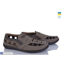 Туфлі чоловічі на літо (8 пар р.40-45) бежевий  "OLLA"