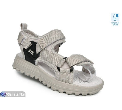 Сандалі дитячі на літо (8 пар р.33-38) сірий  "TOMMY"