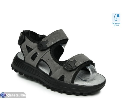 Сандалі дитячі на літо (8 пар р.33-38) сірий  "TOMMY"