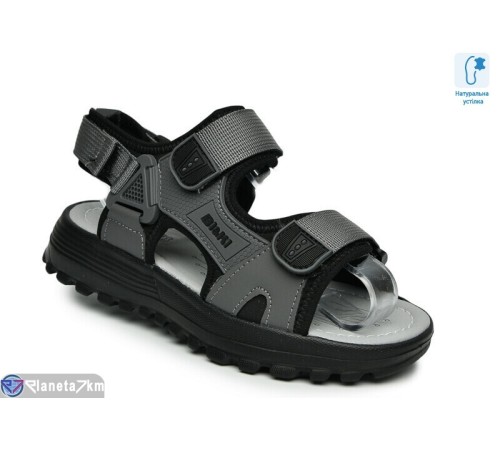 Сандалі дитячі на літо (8 пар р.33-38) сірий  "TOMMY"