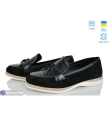 Туфлі жіночі на весну/осінь (8 пар р.36-41) чорний  "ERIKA"